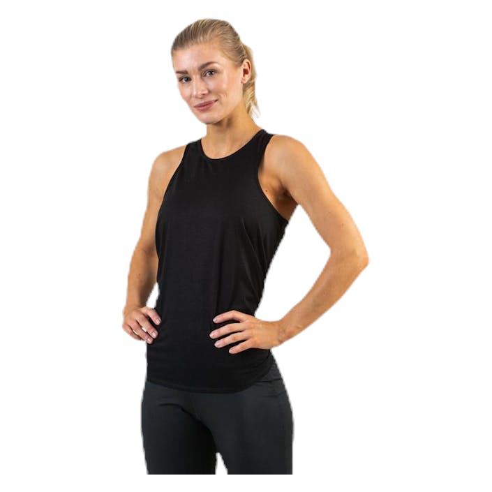 Surya Tank Top Black, Female, Vêtements, Tops, Yoga, Noir, S