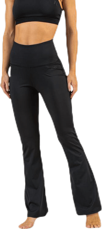 Samsara Flare Pant Black, Female, Kleding, Broek, Yoga, Zwart, L