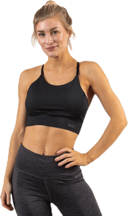 Mandala Bra Black, Female, Vêtements, Soutien-gorge de sport, Yoga, Noir, XS