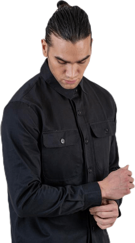 Recruit Overshirt Black