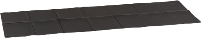 Foldable Training Mat Black, Unisex, Équipement, Matériel de formation, Yoga, Noir, ONESIZE