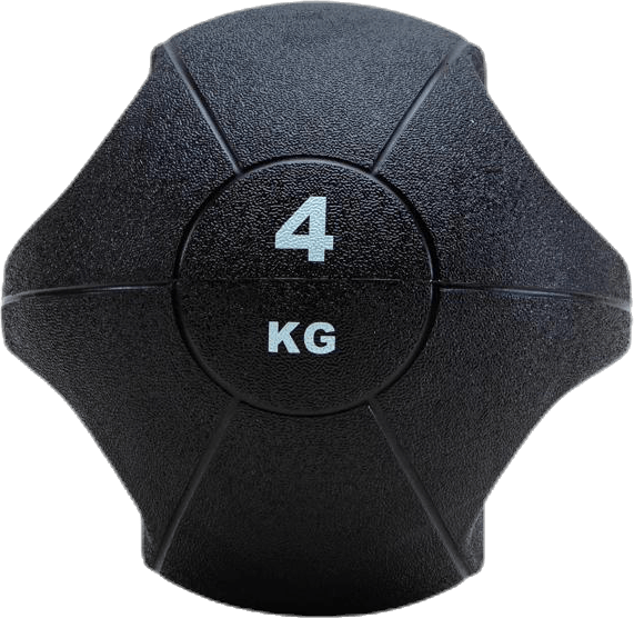 Grip Medicine Balls 4kg Black, Unisex, varusteet, Harjoituslaitteet, Treeni, Musta, ONESIZE