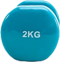 Dumbbell 1x2kg Blue - Bild 2