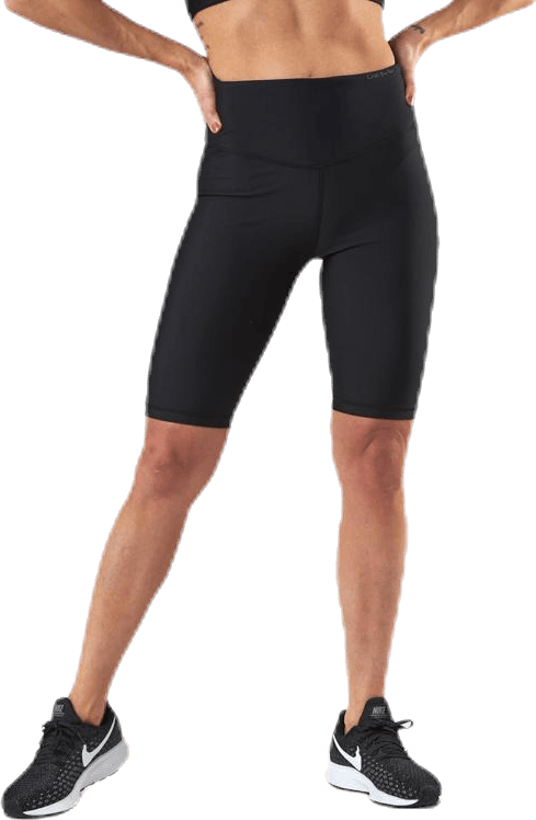 Flatter High Waist Biker Shorts Black