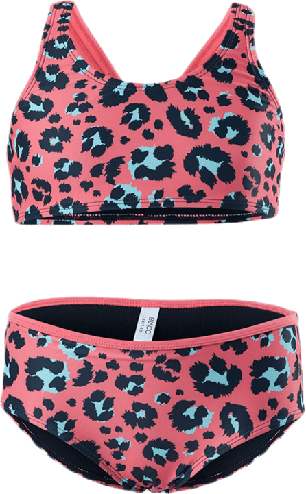 Junior Speedy Bikini Set Pink/Patterned, Unisex, Apparels, Swimwear, Swimming, Pink/Patterned, 146/152