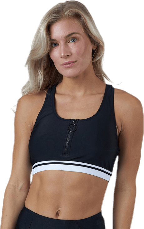 Swim Team Top Black, Female, Klær, Badetøy, Svømming, Svart, M