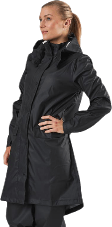 Stormi Rain Jacket Black, Female, Apparels, jackets, Black, M