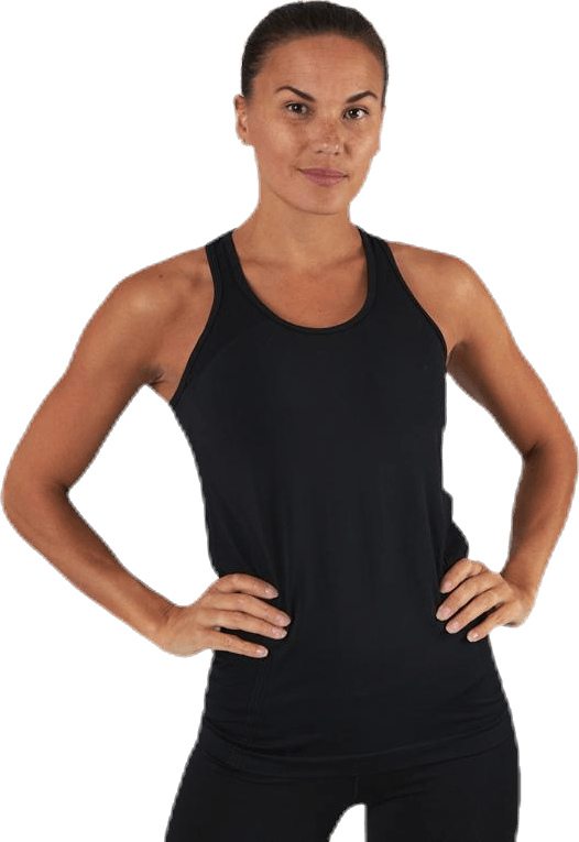 Hatha Seamless Tank Top Black, Female, Kleding, Tops, Yoga, Zwart, S/M