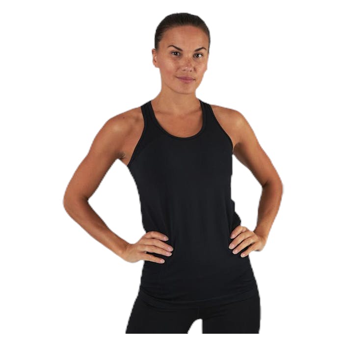 Hatha Seamless Tank Top Black, Female, Vêtements, Tops, Yoga, Noir, S/M