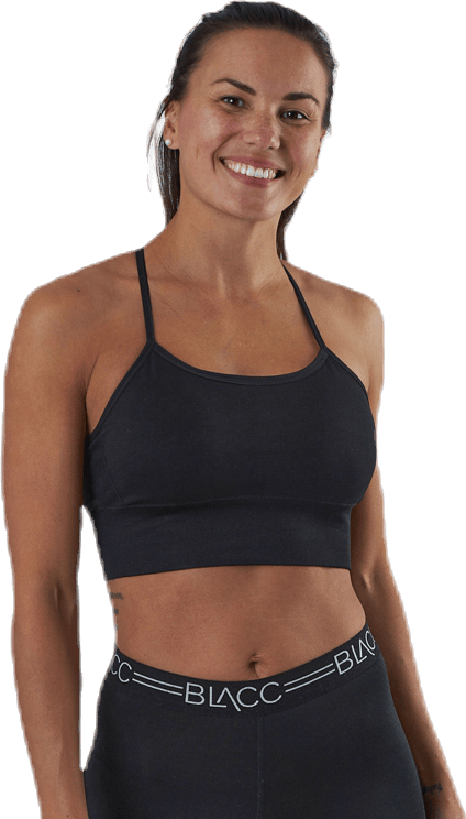 Clean Seamless Bra Black, Female, Kleding, Sport bh, Yoga, Zwart, S/M