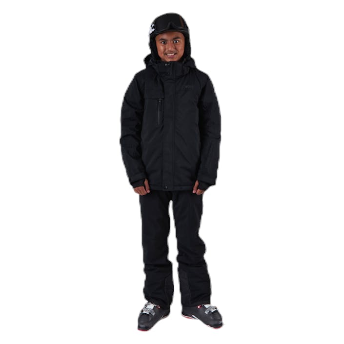 Slope Ski Jacket Black, Unisex, Vêtements, vestes, Sport d'hiver, Noir, 134/140