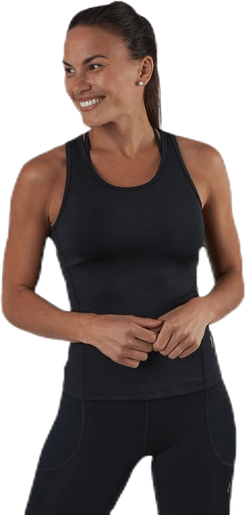 Fling Tank Black, Female, Apparels, Tops, Running, Black, L