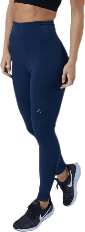 Marathon Premium Tights Blue, Female, Apparels, Leggings, Workout, Blue, XL
