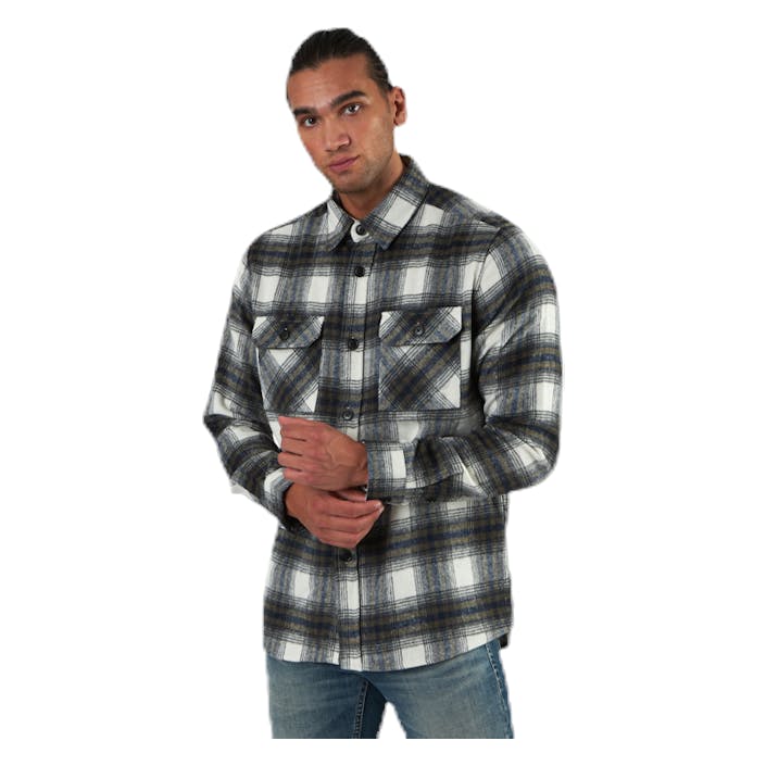 Ryder Overshirt Blue, Male, Apparels, Shirts, Blue, M