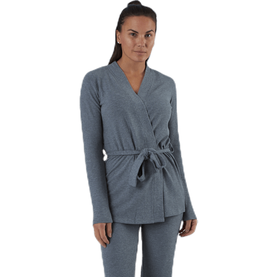 Serenity Rib Kimono Grey