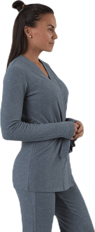 Serenity Rib Kimono Grey - Bild 2