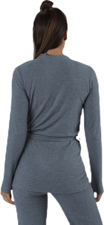 Serenity Rib Kimono Grey - Bild 3