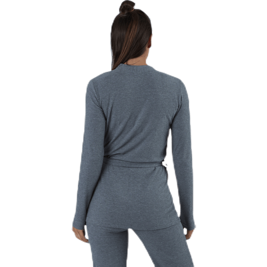 Serenity Rib Kimono Grey - Bild 3