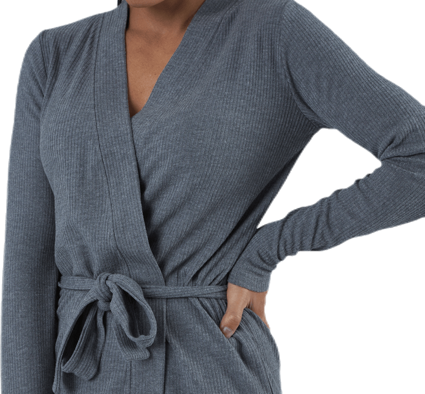 Serenity Rib Kimono Grey - Bild 5