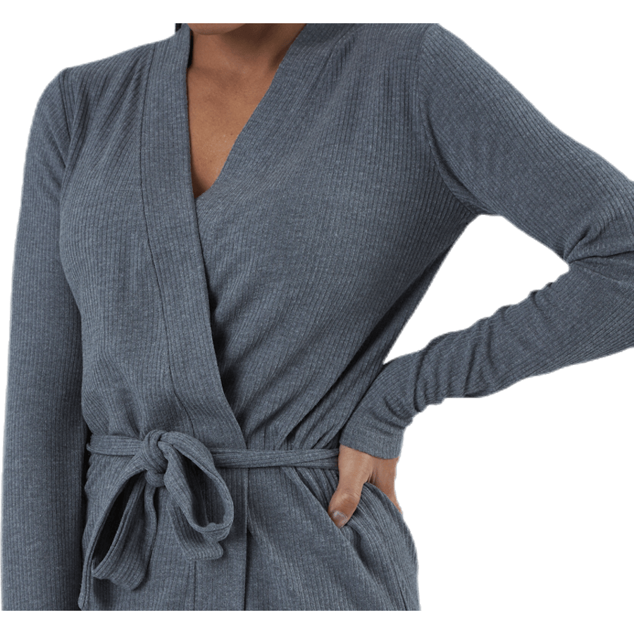Serenity Rib Kimono Grey - Bild 5