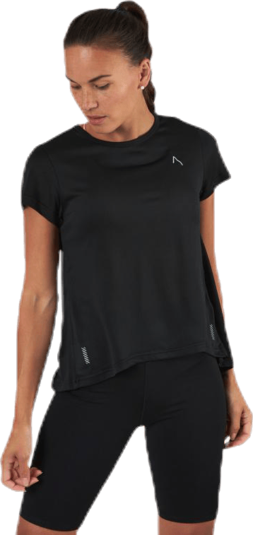 Flowing Running Tee Black