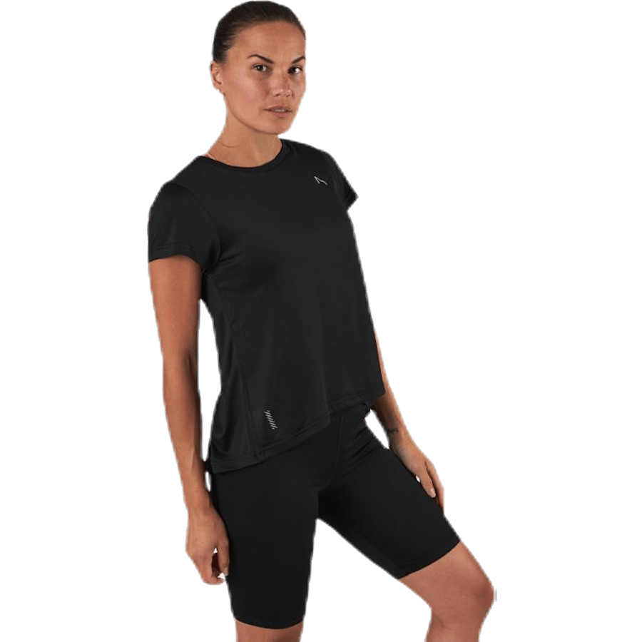 Flowing Running Tee Black - Bild 2