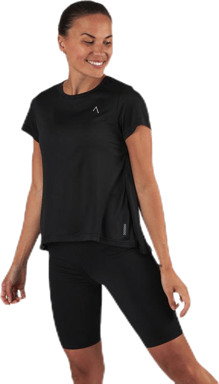 Flowing Running Tee Black - Bild 4