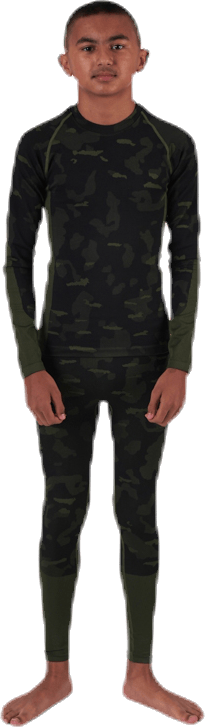 Junior Seamless 1st Layer Set Patterned/Green