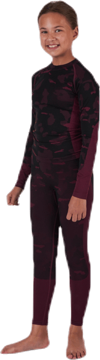 Junior Seamless 1st Layer Set Patterned/Red