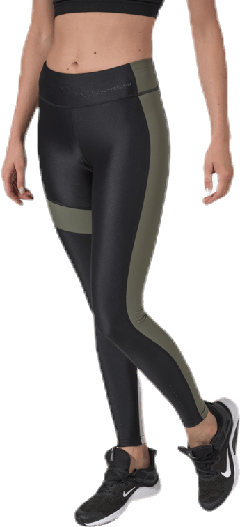 Blocked Compression Tights Green