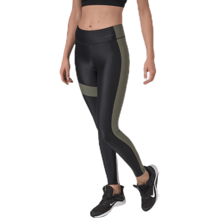 Blocked Compression Tights Green