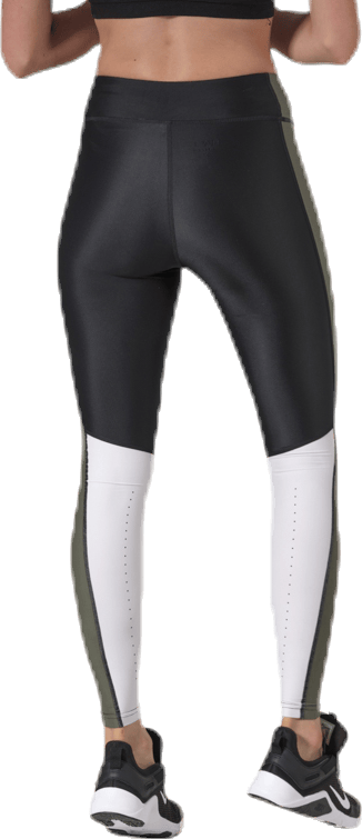 Blocked Compression Tights Green - Bild 3