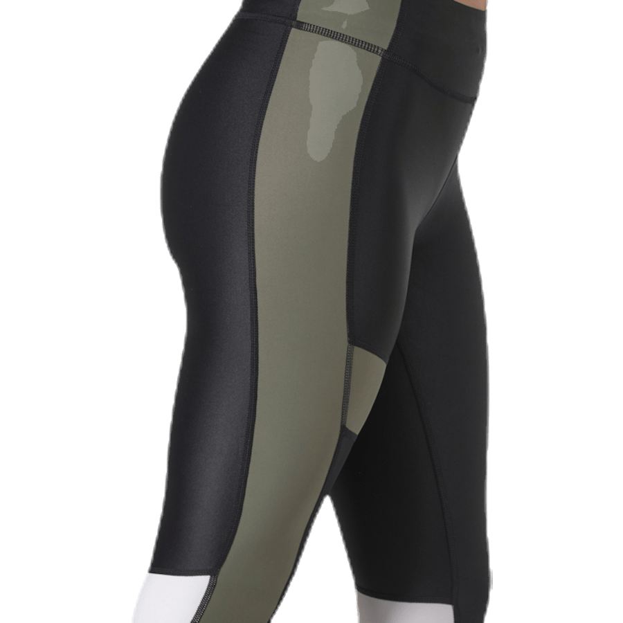 Blocked Compression Tights Green - Bild 4