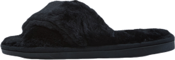 Alie Fluffy Slippers Black, Female, Shoes, Sandals and Slippers, Black, EU 38/39