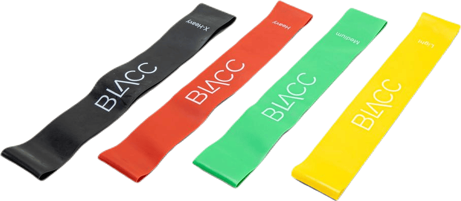 Flexband 4-pack Patterned, Unisex, Equipment, Training equipment, Workout, Patterned, ONESIZE