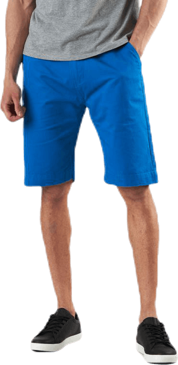 Woodbridge Twill Shorts Blue, Male, Kleding, Korte broek, Blauw, S