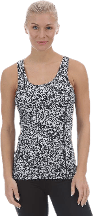 Flash Tank top White/Black