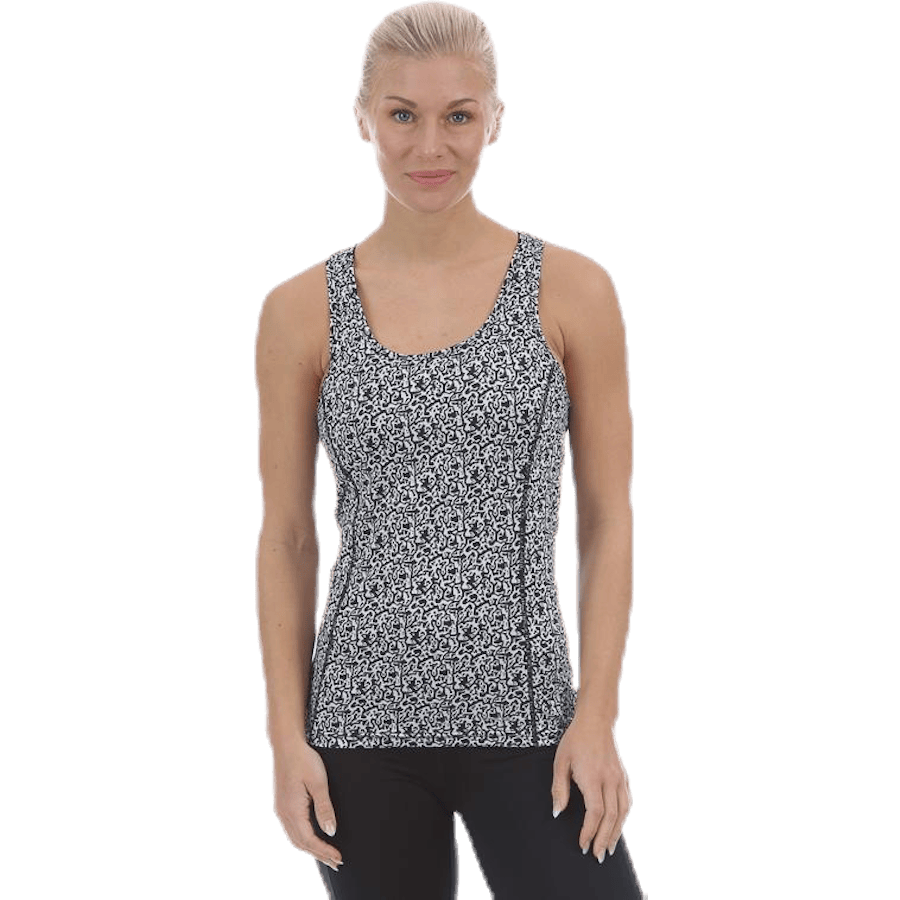 Flash Tank top White/Black