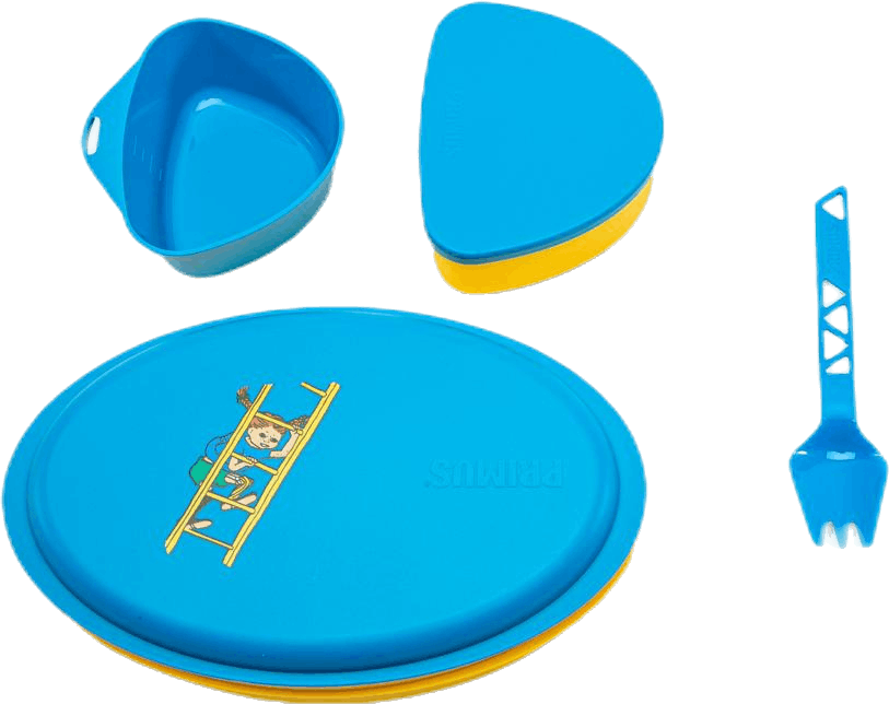 Meal Set Pippi Blue, Unisex, Utstyr, Turutstyr, Blå, ONESIZE