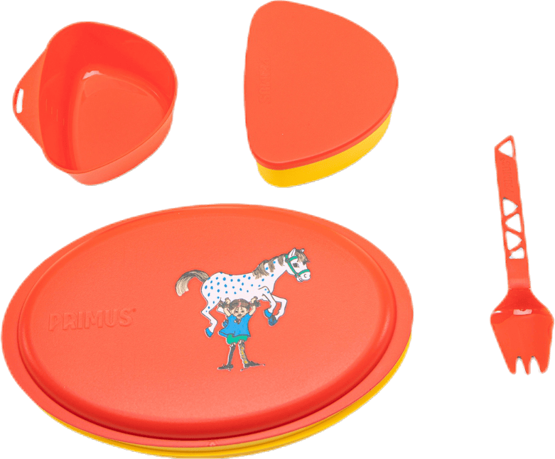 Meal Set Pippi Red, Unisex, Equipment, Hiking Equipment, Red, ONESIZE