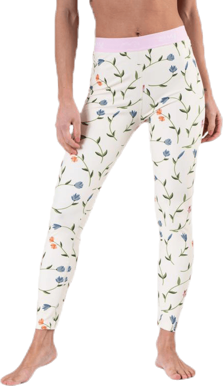 Icecold Tights Patterned/White, Female, Apparels, base layers, Alpine sports, Patterned/White, M