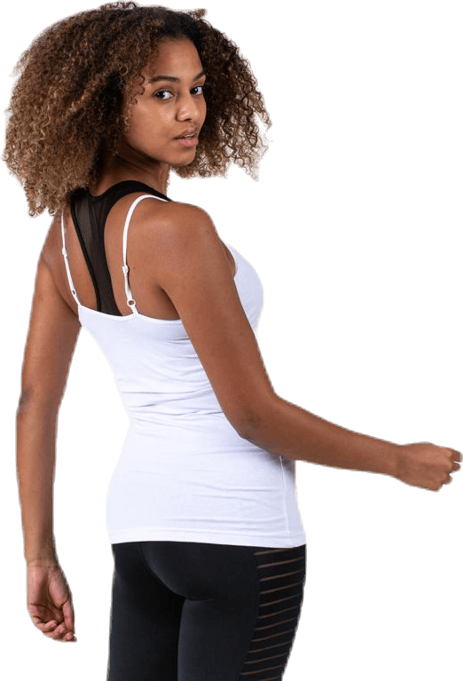 Tank Top White, Female, Apparels, Tops, White, XL