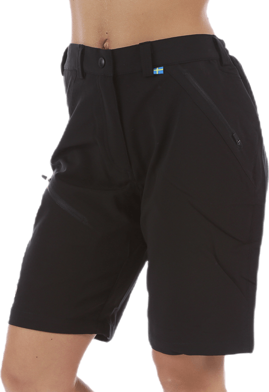Laponia Hiking Shorts Black, Female, Odevy, Šortky, Čierna, 36