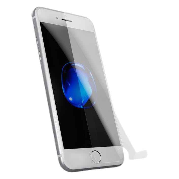 Tempered Glass iPhone 6/6s/7/8Plus, Unisex, Attrezzature, Elettronica, Bianca, ONESIZE