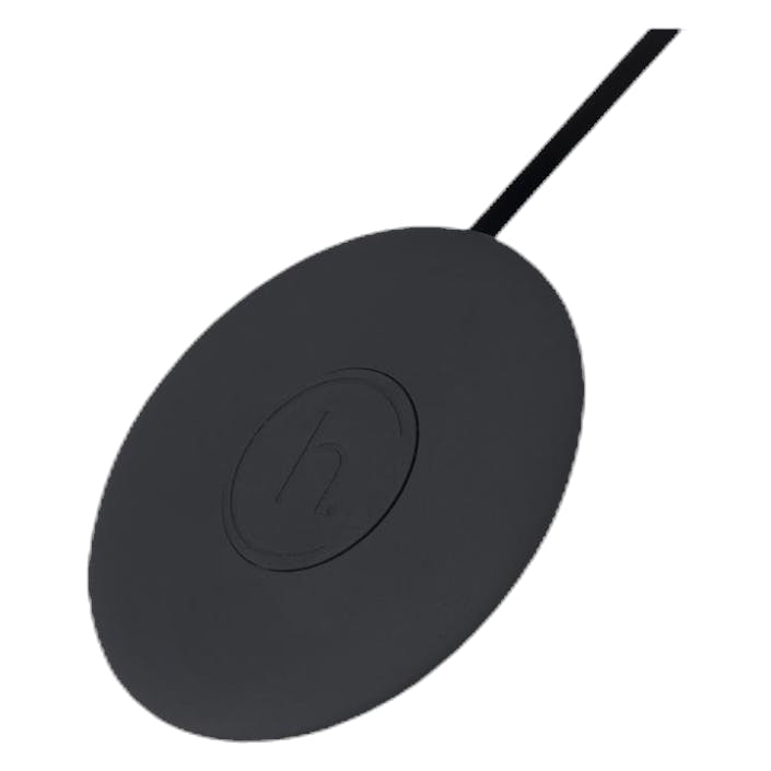 Qi Certified Fast Charger 10W Black, Unisex, Attrezzature, Elettronica, Nero, ONESIZE