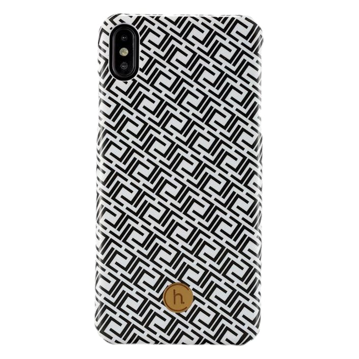 Paris Phone Case iPhone Xs Max White/Black, Unisex, Attrezzature, Elettronica, Bianca/Nero, ONESIZE