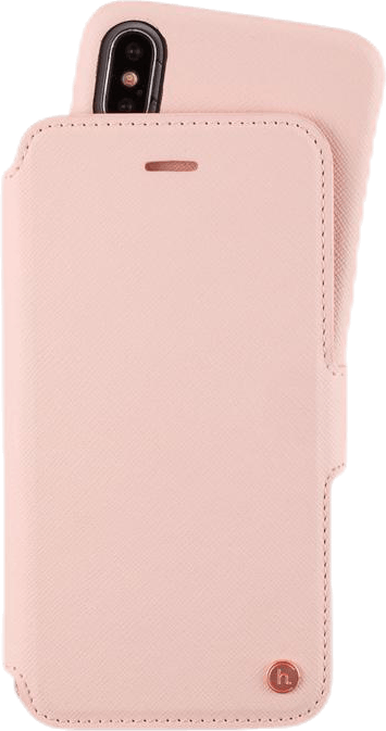 Stockholm Wallet Case Magnet iPhone X/XS Pink, Unisex, Equipment, Electronics, Pink, ONESIZE