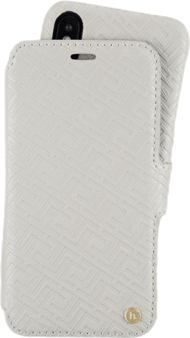 Stockholm Wallet Case Magnet iPhone X/XS Grey, Unisex, Equipment, Electronics, Grey, ONESIZE