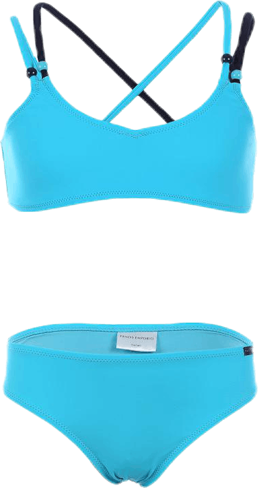 Niki Junior Bikini Turquoise, Unisex, Kläder, Badkläder, Simning, Turkos, 134/140