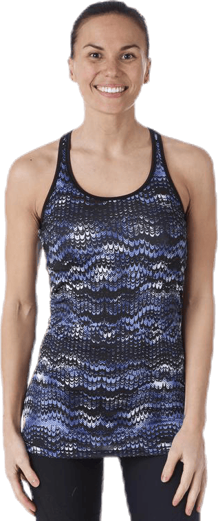 Long Racerback AOP Blue